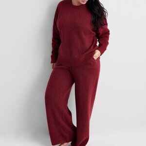#165 State of Day Women's Indulge & Rest Sweater Loungewear Set